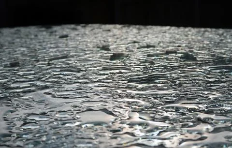 Refracted light. Water droplets. Enigmatic minimalist monochrome abstract Stock Photos