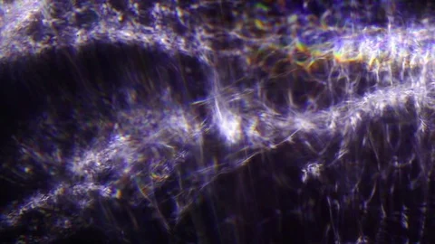 Refracted White Rainbow Drifts Stock Footage 76328346