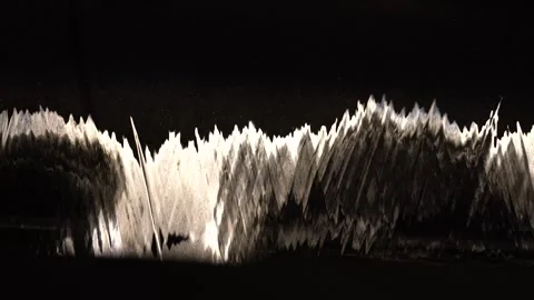 Refraction of light on motion water surface Stock Footage 241215659