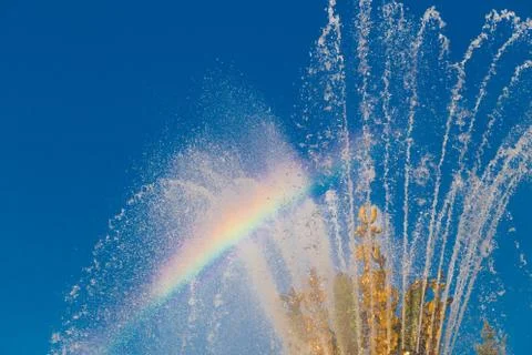 Refraction of light Stock Photos