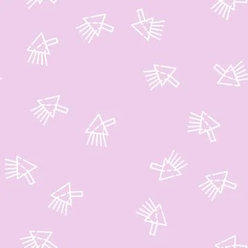 Refraction of light rays prism line vector seamless pattern Stock Illustration