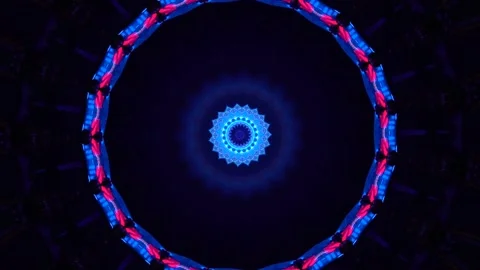 Refractions of perspective lights Stock Footage 205041494