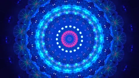 Refractions of perspective lights Stock Footage 205566638