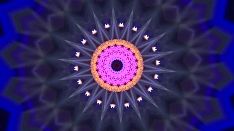 Refractions of perspective lights Stock Footage 205566647