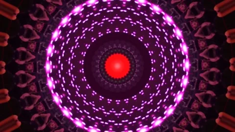 Refractions of perspective lights Stock Footage 205566732