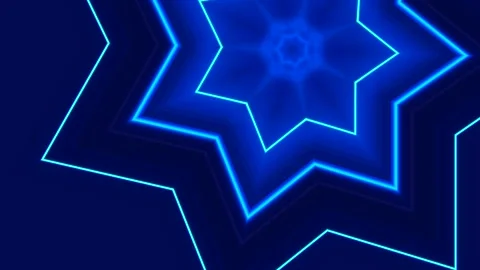 Refractions of perspective lights Video stock 205566747