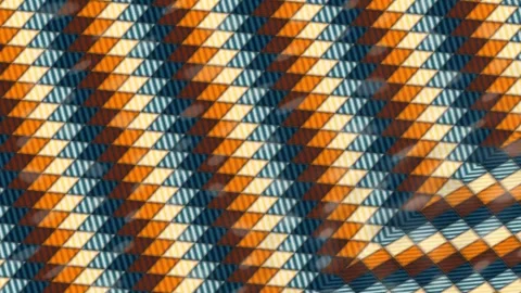 Refractive Geometric Prism Tile Matrix Graphic Stockbeeldmateriaal 340185178