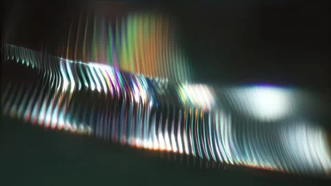 Refractive Metallic Wave Holographic Abstract Background Stock-Footage 328287531