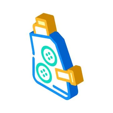 Refractometer lab equipment isometric icon vector illustration Stock Illustration