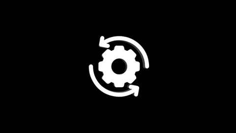 Refresh 3D rendering rotating gear mechanism wheel for teamwork success and.. 動画素材 313463689