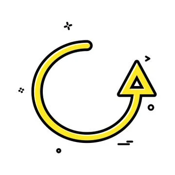 Refresh arrow icon vector design イラスト素材
