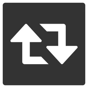 Refresh Arrows Flat Vector Icon イラスト素材