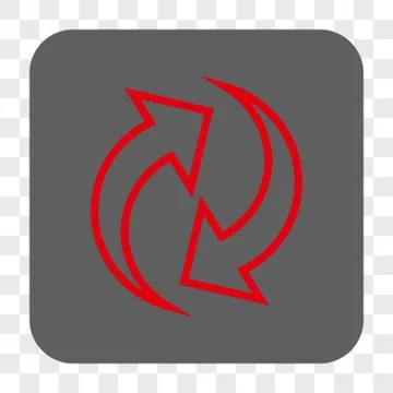 Refresh Arrows Interface Toolbar Button 스톡 일러스트