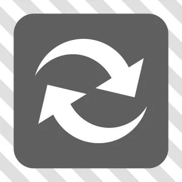 Refresh Arrows Rounded Square Button イラスト素材
