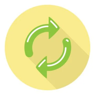 Refresh Arrows Symbol Stock Illustration