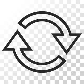 Refresh Arrows Vector Icon Stock Illustration