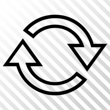 Refresh Arrows Vector Icon Stock Illustration