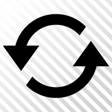 Refresh Arrows Vector Icon Stock Illustration