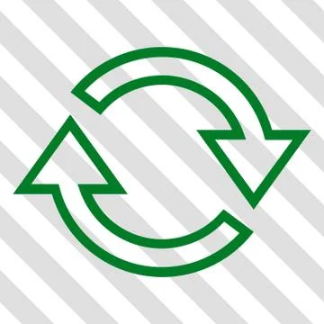 Refresh Arrows Vector Icon Illustrazione stock