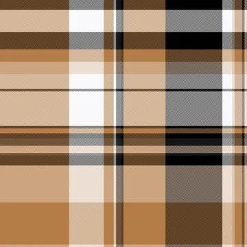 Refresh background textile vector, neutral check plaid pattern. Fade fabric.. Illustrazione stock