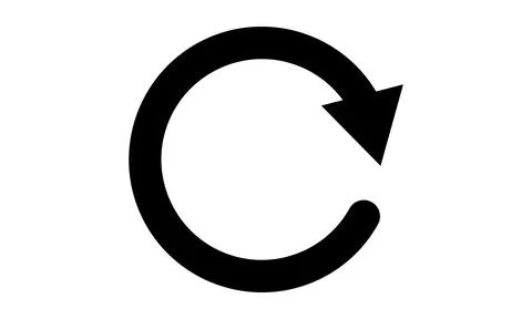 Refresh Button Icon Vector Illustration Design 스톡 일러스트