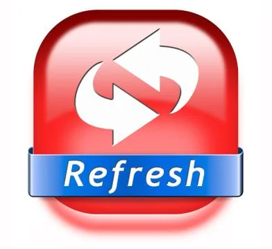 Refresh button Stock Illustration