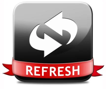 Refresh button Illustrazione stock