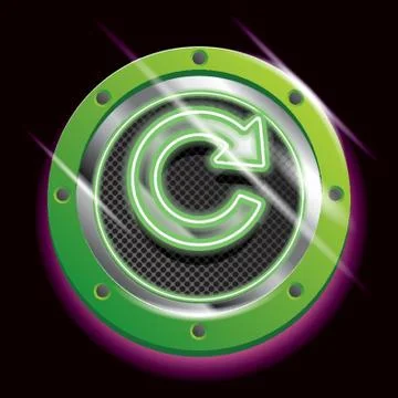 Refresh Button Illustrazione stock