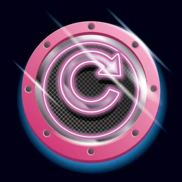 Refresh Button Illustrazione stock