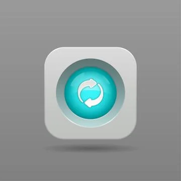 Refresh button Stock Illustration