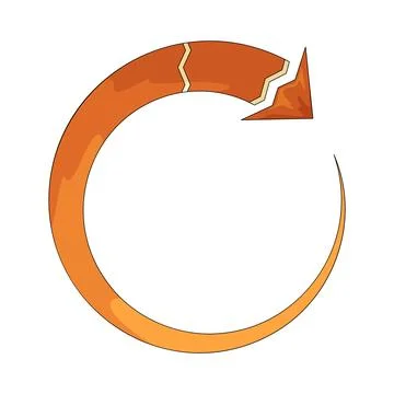 Refresh circle illustration 스톡 일러스트