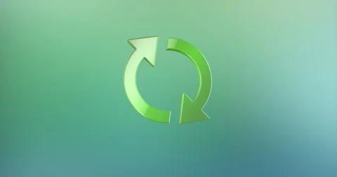 Refresh Color 3d Icon Stock Footage 67354762