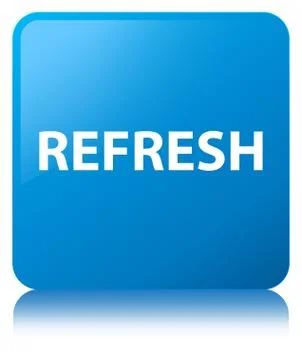 Refresh cyan blue square button イラスト素材