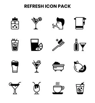 Refresh DuoTone Vector Icons Pack イラスト素材