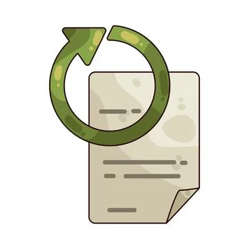 Refresh file illustration イラスト素材