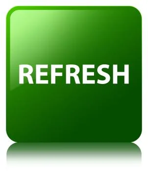 Refresh green square button Stock Illustration