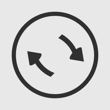 Refresh icon arrows1 Stock Illustration