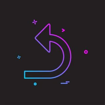 Refresh icon design vector 库存插图