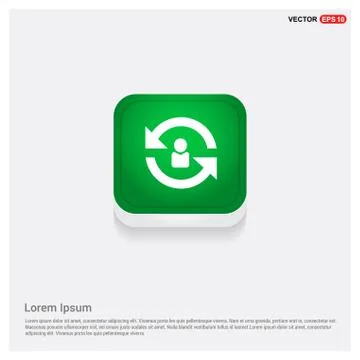 Refresh Icon Green Web Button イラスト素材