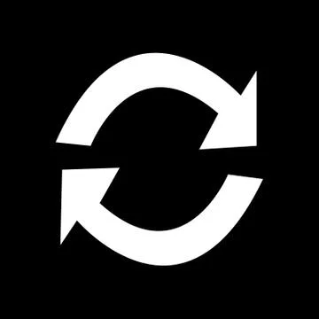 Refresh icon Illustration design Stock Illustration