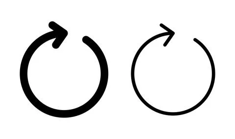 Refresh icon. Reload icon vector. Update icon. Circle Arrow icon イラスト素材