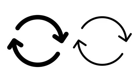 Refresh icon. Reload icon vector. Update icon. Circle Arrow icon Stock Illustration