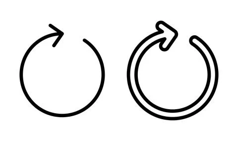 Refresh icon. Reload icon vector. Update icon. Circle Arrow icon Stock Illustration