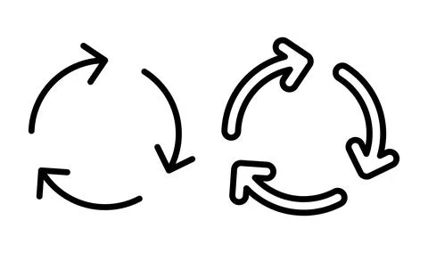 Refresh icon. Reload icon vector. Update icon. Circle Arrow icon Stock Illustration