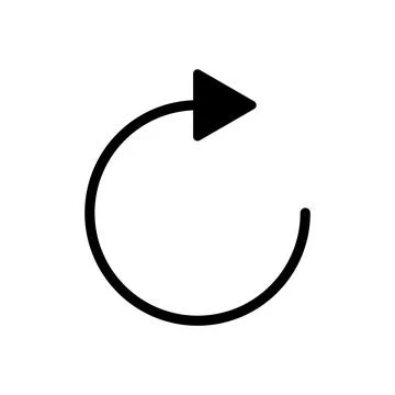 Refresh icon vector illustration. Reload sign and symbol. Update icon. Stock Illustration