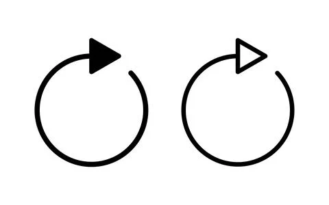 Refresh icon vector illustration. Reload sign and symbol. Update icon. Stock Illustration