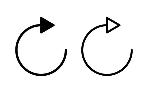 Refresh icon vector illustration. Reload sign and symbol. Update icon. Stock Illustration