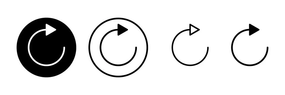 Refresh icon vector illustration. Reload sign and symbol. Update icon. Stock Illustration
