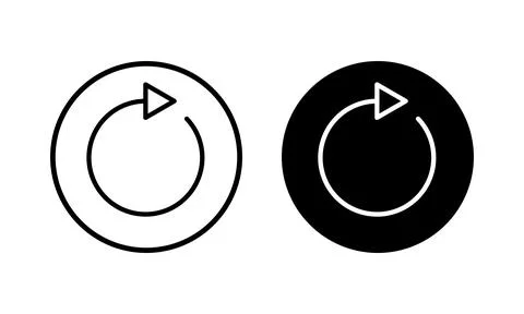 Refresh icon vector illustration. Reload sign and symbol. Update icon. Stock Illustration