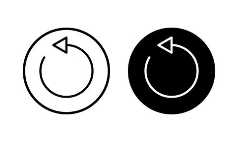 Refresh icon vector illustration. Reload sign and symbol. Update icon. Stock Illustration